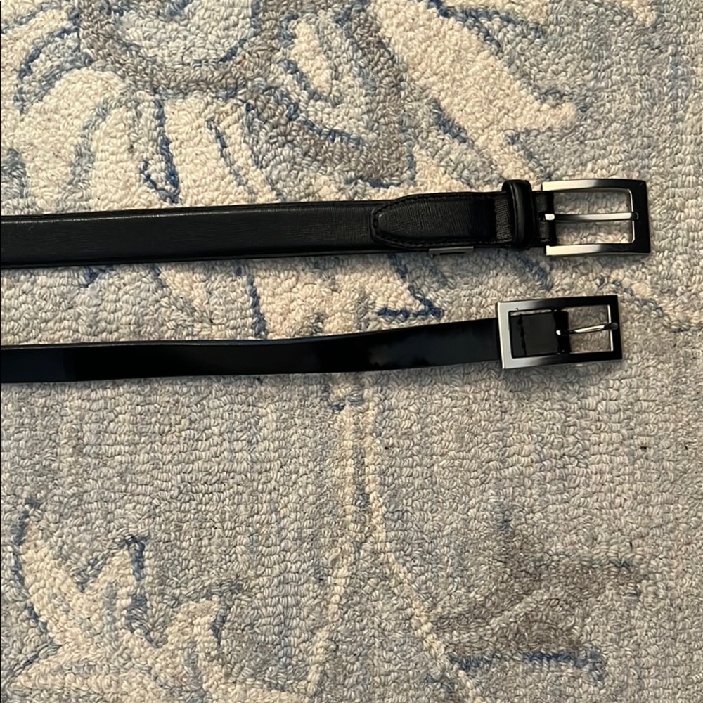 Set of two black belts